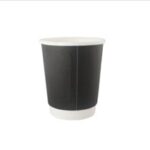 ΧΑΡΤΙΝΟ ΠΟΤΗΡΙ ΜΑΥΡΟ ΜΑΤ 8oz DW