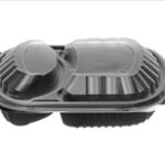 ΣΚΕΥΟΣ M/W ΜΑΥΡΟ 1050ml 2Θ & ΚΑΠΑΚΙ ΔΙΑΦΑΝΟ N.129