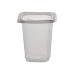 ΣΚΕΥΟΣ PET ΤΕΤΡΑΓΩΝΟ ΔΙΑΦΑΝΟ DELI SAFELOCK 32oz (946ML)