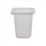 ΣΚΕΥΟΣ PET ΤΕΤΡΑΓΩΝΟ ΔΙΑΦΑΝΟ DELI SAFELOCK 32oz (946ML)