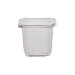 ΣΚΕΥΟΣ PET ΤΕΤΡΑΓΩΝΟ ΔΙΑΦΑΝΟ DELI SAFELOCK 24oz (710ML)