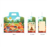 ΚΟΥΤΙ ΧΑΡΤΙΝΟ LUNCH BOX ΠΑΙΔΙΚΟ ΣΧΕΔΙΟ 1 18X12.2X17cm