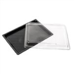 ΣΚΕΥΟΣ PET ΜΑΥΡΟ SUSHI 21.5X13.5X2