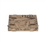 ΚΟΥΤΙ ΠΙΤΣΑΣ KRAFT ΜΕ ΣΧΕΔΙΟ "HANDMADE" 24X24X4cm