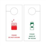 DOOR HANGERS ΧΑΡΤΙΝΑ ΠΛΑΣΤΙΚΟΠΟΙΗΜΕΝΑ