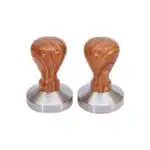TAMPER INOX 18/10 5,3 cm X 7,8 cm ΜΕ ΞΥΛΙΝΟ ΧΕΡΟΥΛΙ 53414