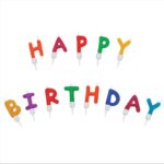 ΚΕΡΑΚΙΑ ΓΕΝΕΘΛΙΩΝ ''HAPPY BIRTHDAY'' ΧΡΩΜΑΤΙΣΤΑ ΓΡΑΜΜΑΤΑ 2Χ2.5cm