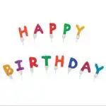 ΚΕΡΑΚΙΑ ΓΕΝΕΘΛΙΩΝ ''HAPPY BIRTHDAY'' ΧΡΩΜΑΤΙΣΤΑ ΓΡΑΜΜΑΤΑ 2Χ2.5cm