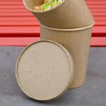 ΚΑΠΑΚΙ KRAFT ΣΤΡΟΓΓΥΛΟ ΓΙΑ ΜΠΟΛ ΣΟΥΠΑΣ ΧΩΡΗΤΙΚΟΤΗΤΑΣ (12oz-30oz) 350–900ml