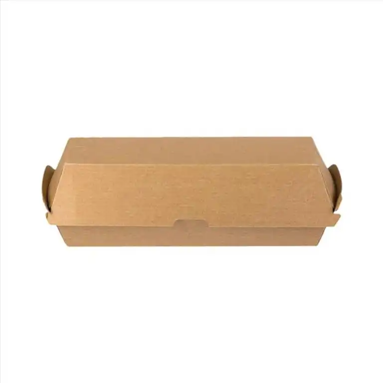 ΚΟΥΤΙ ΧΑΡΤΙΝΟ KRAFT ΦΑΓΗΤΟΥ ΓΙΑ HOT DOG 21X7X7.5cm