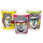 ΠΟΤΗΡΙ ΧΑΡΤΙΝΟ DW DESIGN POP ART MIX 12oz