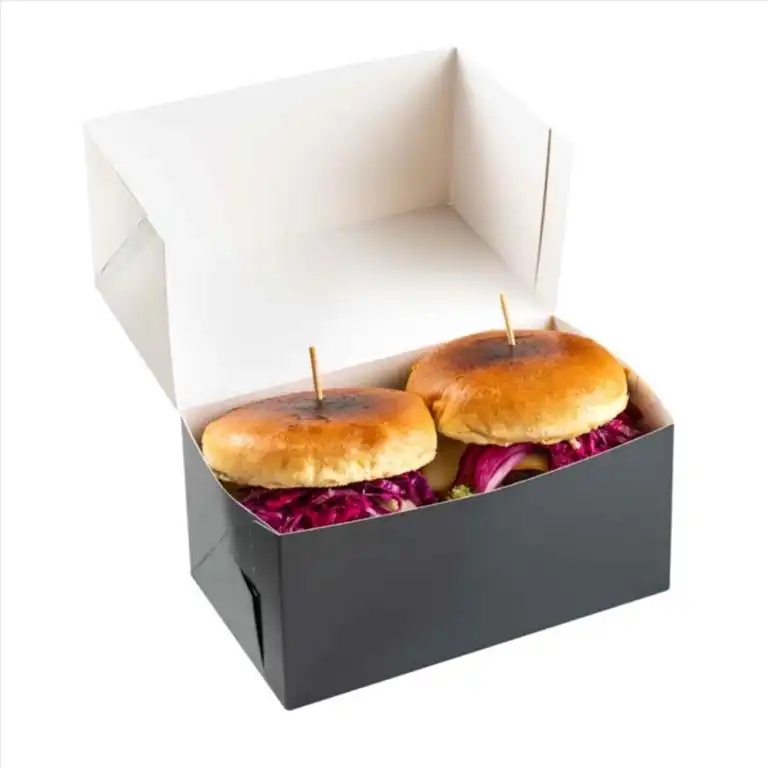 ΚΟΥΤΙ ΧΑΡΤΙΝΟ ΓΙΑ ΔΙΠΛΟ BURGER ΜΕ ΣΧΕΔΙΟ GRILL 21X12.5X10cm