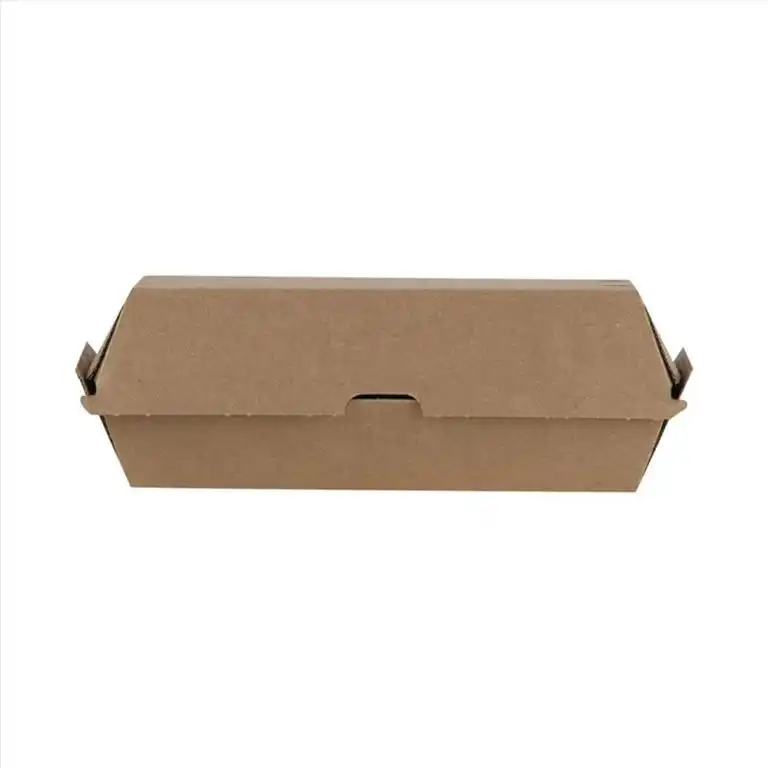 ΚΟΥΤΙ ΧΑΡΤΙΝΟ KRAFT ΦΑΓΗΤΟΥ LARGE SNACK BOX 20.5Χ10.5Χ8cm