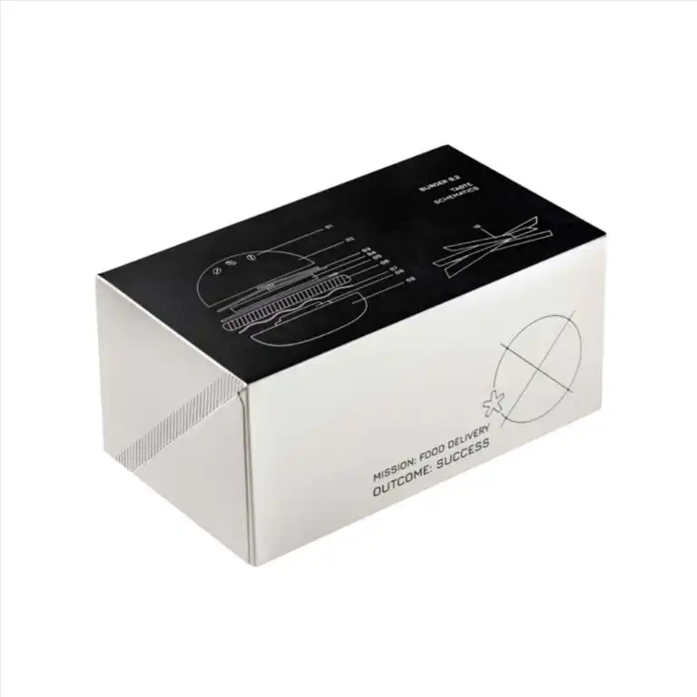 ΚΟΥΤΙ ΧΑΡΤΙΝΟ ΓΙΑ ΔΙΠΛΟ BURGER ΜΕ ΣΧΕΔΙΟ GRILL 21X12.5X10cm