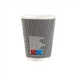 ΠΟΤΗΡΙ ΧΑΡΤΙΝΟ DW RIPPLE ΓΚΡΙ - ΜΑΥΡΟ 12oz