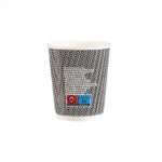 ΠΟΤΗΡΙ ΧΑΡΤΙΝΟ DW RIPPLE ΓΚΡΙ - ΜΑΥΡΟ 8oz