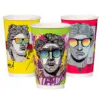 ΠΟΤΗΡΙ ΧΑΡΤΙΝΟ DW DESIGN POP ART MIX 16oz