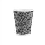 ΠΟΤΗΡΙ ΧΑΡΤΙΝΟ DW RIPPLE ΓΚΡΙ - ΜΑΥΡΟ 12oz