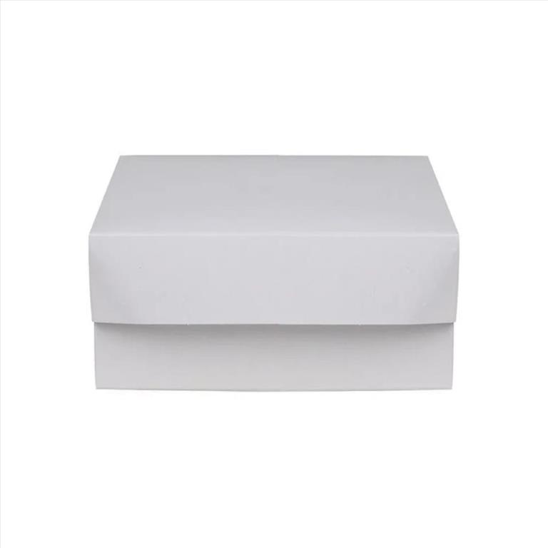 3d1ed282-6666-f111-9c36-509a4c0ef2b0 ΚΟΥΤΙ ΖΑΧΑΡΟΠΛΑΣΤΕΙΟΥ ΛΕΥΚΟ ΜΕ ΕΣΩΤΕΡΙΚΗ ΕΠΕΝΔΥΣΗ ΑΛΟΥΜΙΝΙΟΥ Νο8 19X19X8cm