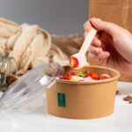 ΣΚΕΥΟΣ ΧΑΡΤΙΝΟ ΦΑΓΗΤΟΥ ΣΤΡΟΓΓΥΛΟ KRAFT ΨΗΛΟ 1100ml 15X7.5cm