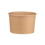 ΣΚΕΥΟΣ ΧΑΡΤΙΝΟ ΦΑΓΗΤΟΥ ΣΤΡΟΓΓΥΛΟ KRAFT ΨΗΛΟ 1300ml 15X10cm