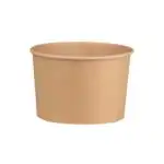 ΣΚΕΥΟΣ ΧΑΡΤΙΝΟ ΦΑΓΗΤΟΥ ΣΤΡΟΓΓΥΛΟ KRAFT ΨΗΛΟ 1300ml 15X10cm