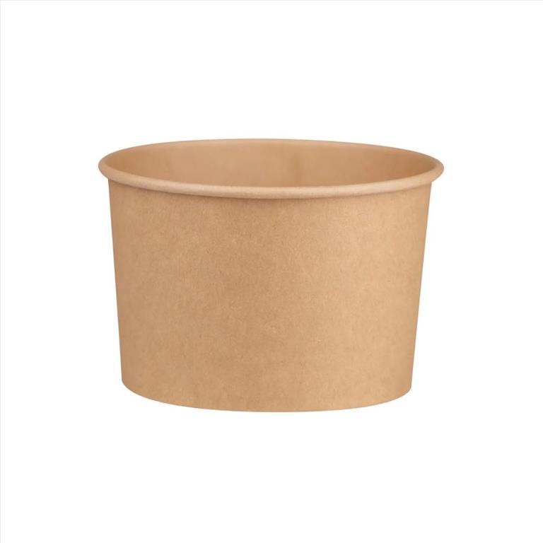 ΣΚΕΥΟΣ ΧΑΡΤΙΝΟ ΦΑΓΗΤΟΥ ΣΤΡΟΓΓΥΛΟ KRAFT ΨΗΛΟ 1300ml 15X10cm