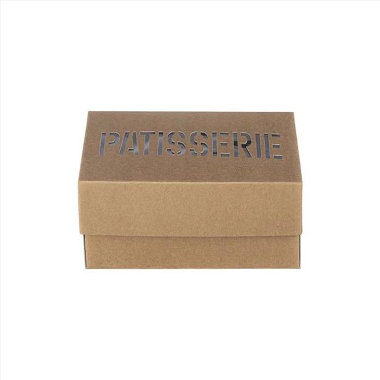 ce5d098f-006b-f111-9c36-509a4c0ef2b0 ΚΟΥΤΙ ΖΑΧΑΡΟΠΛΑΣΤΕΙΟΥ KRAFT ΜΕ ΕΣΩΤΕΡΙΚΗ ΕΠΙΣΤΡΩΣΗ ΛΕΥΚΗ PET ΚΑΙ ΠΑΡΑΘΥΡΟ PATISSERIE Νο6 19X14.5X8cm