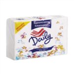 ΧΑΡΤΟΠΕΤΣΕΤΕΣ ΛΕΥΚΕΣ DAILY 750τμχ 24Χ24cm