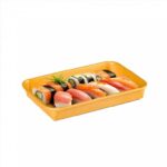ΣΚΕΥΟΣ ΧΑΡΤΙΝΟ ΓΙΑ SUSHI ΣΕΤ ΜΕ ΚΑΠΑΚΙ ΔΙΑΦΑΝΟ ΚΑΠΑΚΙ PET Νo24 26Χ19Χ2.4cm
