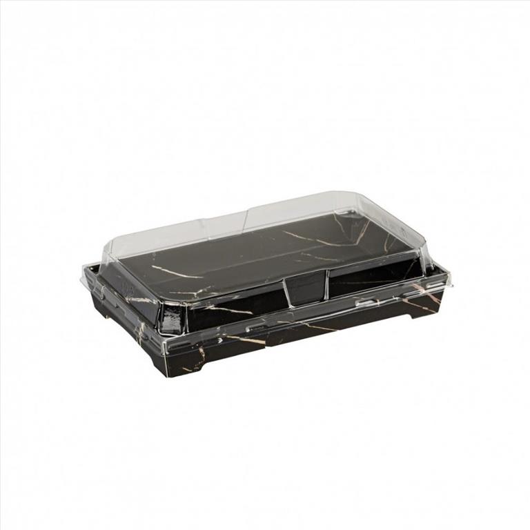 213dc43a-e7a2-f111-9c3d-509a4c0ef2b0 ΣΚΕΥΟΣ ΧΑΡΤΙΝΟ ΓΙΑ SUSHI ΣΕΤ ΜΕ ΚΑΠΑΚΙ ΔΙΑΦΑΝΟ ΚΑΠΑΚΙ PET PREMIUM Νο12 17.5Χ12Χ2.8cm