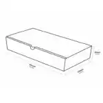 ΚΟΥΤΙ ΧΑΡΤΙΝΟ KRAFT FSC ΓΙΑ ΜΕΓΑΛΗ ΜΕΡΙΔΑ 31Χ15.5Χ5cm