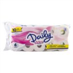 ΡΟΛΟ ΧΑΡΤΙ ΥΓΕΙΑΣ DAILY DELUXE 4/ΦΥΛΛΟ 10/ΑΡΙ