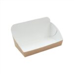 ΘΗΚΗ ΧΑΡΤΙΝΗ ΓΙΑ ΣΑΝΤΟΥΙΤΣ ΚΑΙ ΤΟΡΤΙΓΙΑ KRAFT 125X65X20/70mm