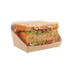 ΘΗΚΗ ΧΑΡΤΙΝΗ ΓΙΑ ΣΑΝΤΟΥΙΤΣ ΚΑΙ ΤΟΡΤΙΓΙΑ KRAFT 125X65X20/70mm