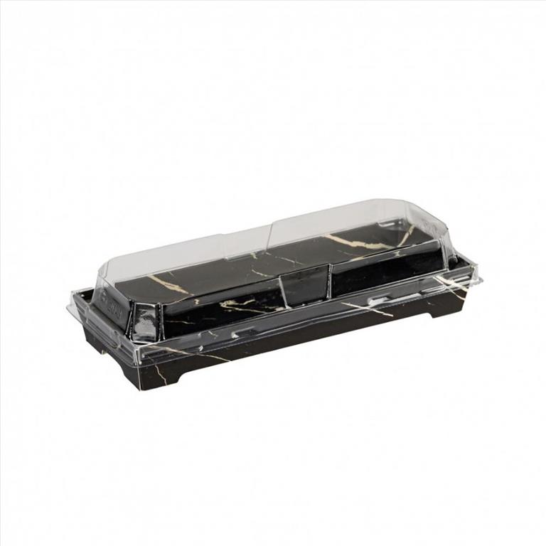 ced29b1e-e7a2-f111-9c3d-509a4c0ef2b0 ΣΚΕΥΟΣ ΧΑΡΤΙΝΟ ΓΙΑ SUSHI ΣΕΤ ΜΕ ΚΑΠΑΚΙ ΔΙΑΦΑΝΟ ΚΑΠΑΚΙ PET PREMIUM Νο8 20.5Χ7.8Χ2.8cm