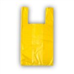 ΤΣΑΝΤΑ ΠΛΑΣΤΙΚΗ T-SHIRT ΔΙΑΦΑΝΗ ΚΙΤΡΙΝΗ 50cm 10KG