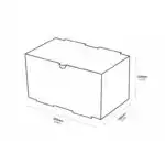ΚΟΥΤΙ ΧΑΡΤΙΝΟ KRAFT HIGH DOUBLE BURGER 22.5X13.5X12cm