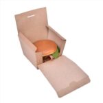ΚΟΥΤΙ ΧΑΡΤΙΝΟ KRAFT PREMIUM BURGER 11.5Χ11Χ10cm