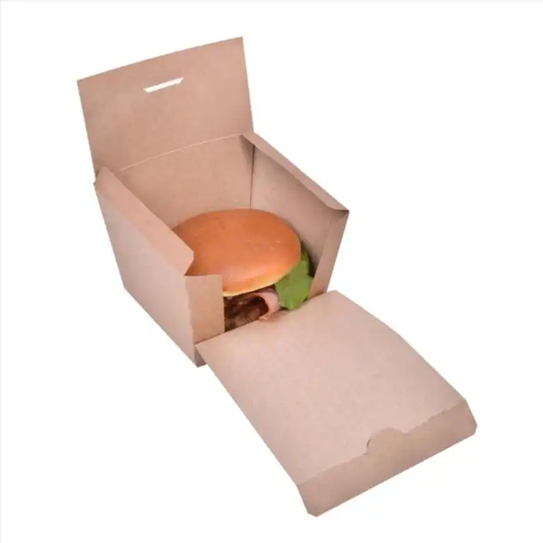 ΚΟΥΤΙ ΧΑΡΤΙΝΟ KRAFT PREMIUM BURGER 11.5Χ11Χ10cm