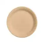 ΠΙΑΤΟ ΧΑΡΤΙΝΟ ΣΤΡΟΓΓΥΛΟ KRAFT 23cm