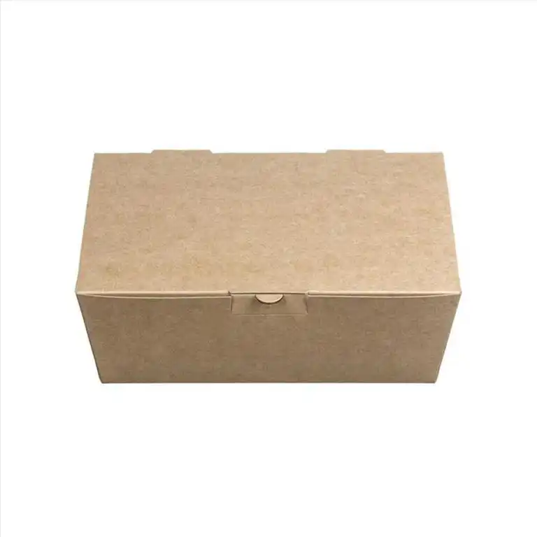 ΚΟΥΤΙ ΧΑΡΤΙΝΟ KRAFT ΑΥΤΟΜΑΤΟ ΔΙΠΛΟ BURGER 20.7X14.5X7.5cm