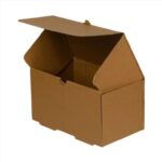 ΚΟΥΤΙ ΧΑΡΤΙΝΟ KRAFT HIGH DOUBLE BURGER 22.5X13.5X12cm