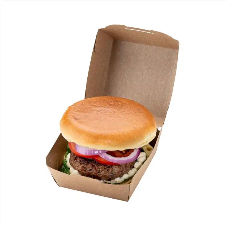 ΚΟΥΤΙ ΧΑΡΤΙΝΟ KRAFT BURGER 11X11X8.5cm
