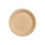 ΠΙΑΤΟ ΧΑΡΤΙΝΟ ΣΤΡΟΓΓΥΛΟ KRAFT 18cm