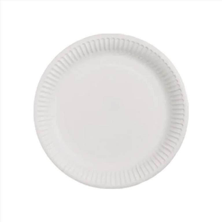 c5129504-aca6-f111-9c3d-509a4c0ef2b0 ΠΙΑΤΟ ΧΑΡΤΙΝΟ ΣΤΡΟΓΓΥΛΟ ΛΕΥΚΟ 23cm