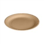ΠΙΑΤΟ ΧΑΡΤΙΝΟ ΣΤΡΟΓΓΥΛΟ KRAFT 23cm